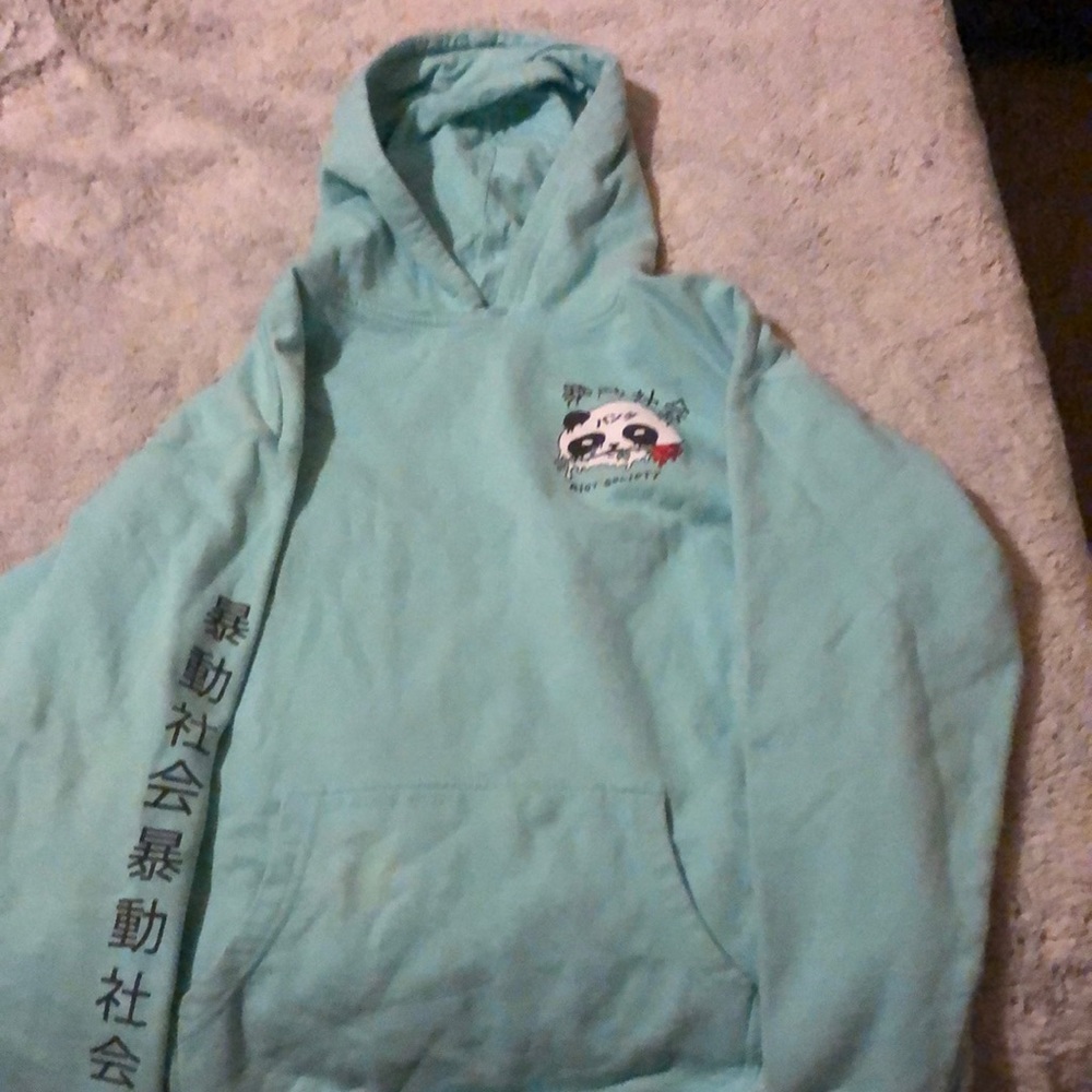 Riot society blue Jacket kids xl